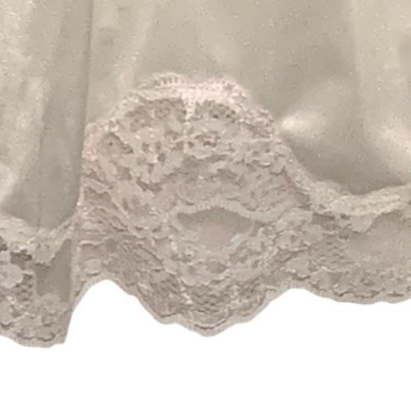 NWT Vintage French Maid Full Length Slip in Ivory & Pale Pink | Size 36 - Picture 3 of 12